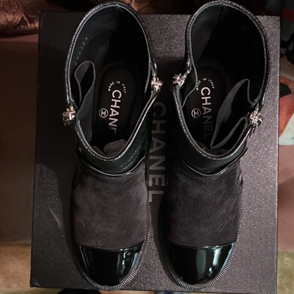 Chanel Moto-Cross Combat Boots Dress - Picture 3 of 17